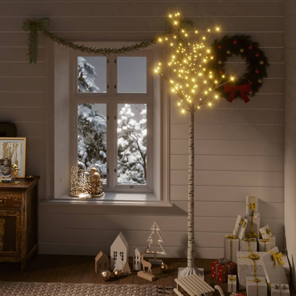 Lichterbaum 200 LEDs 2,2 m Indoor/Outdoor Pfeil warmweißes Licht