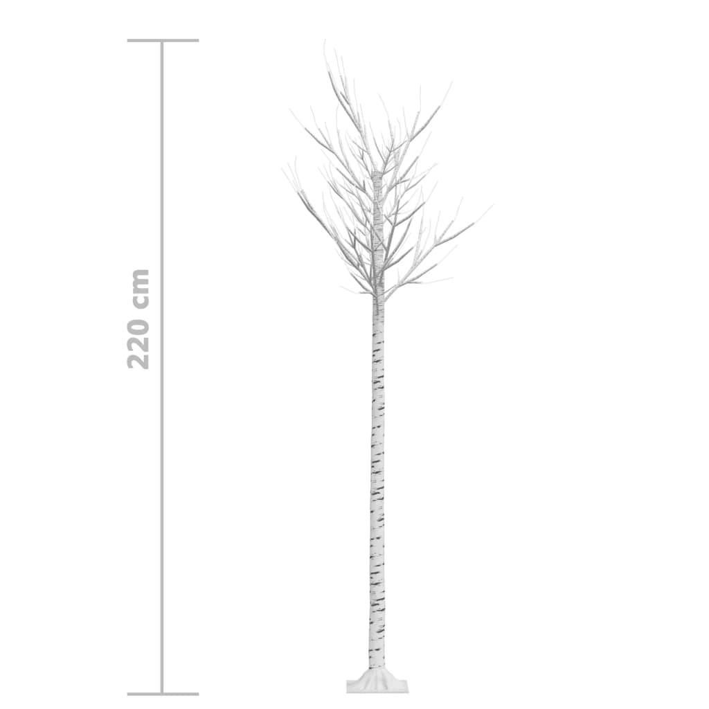 Lichterbaum 200 LEDs 2,2 m Indoor/Outdoor Pfeil buntes Licht
