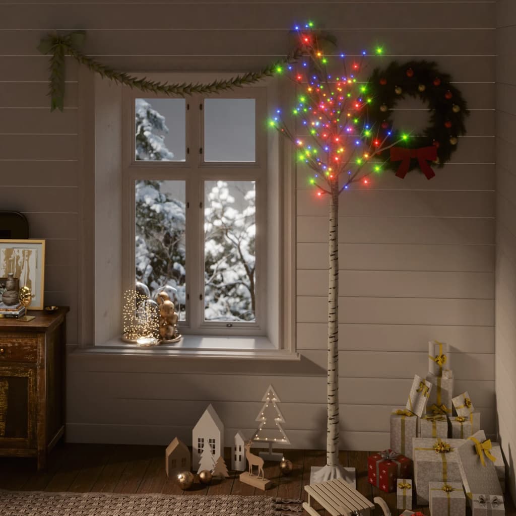 Lichterbaum 200 LEDs 2,2 m Indoor/Outdoor Pfeil buntes Licht