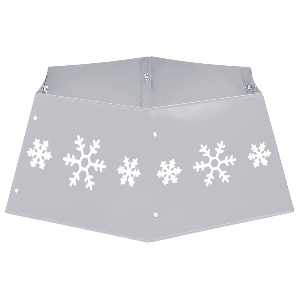 Julgransfodral Ø68x25 cm silver och vit
