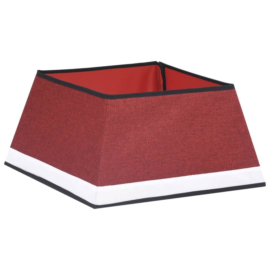 Julgransfodral 48x48x25 cm röd och vit