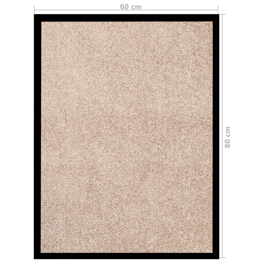 dørmåtte 60x80 cm beige