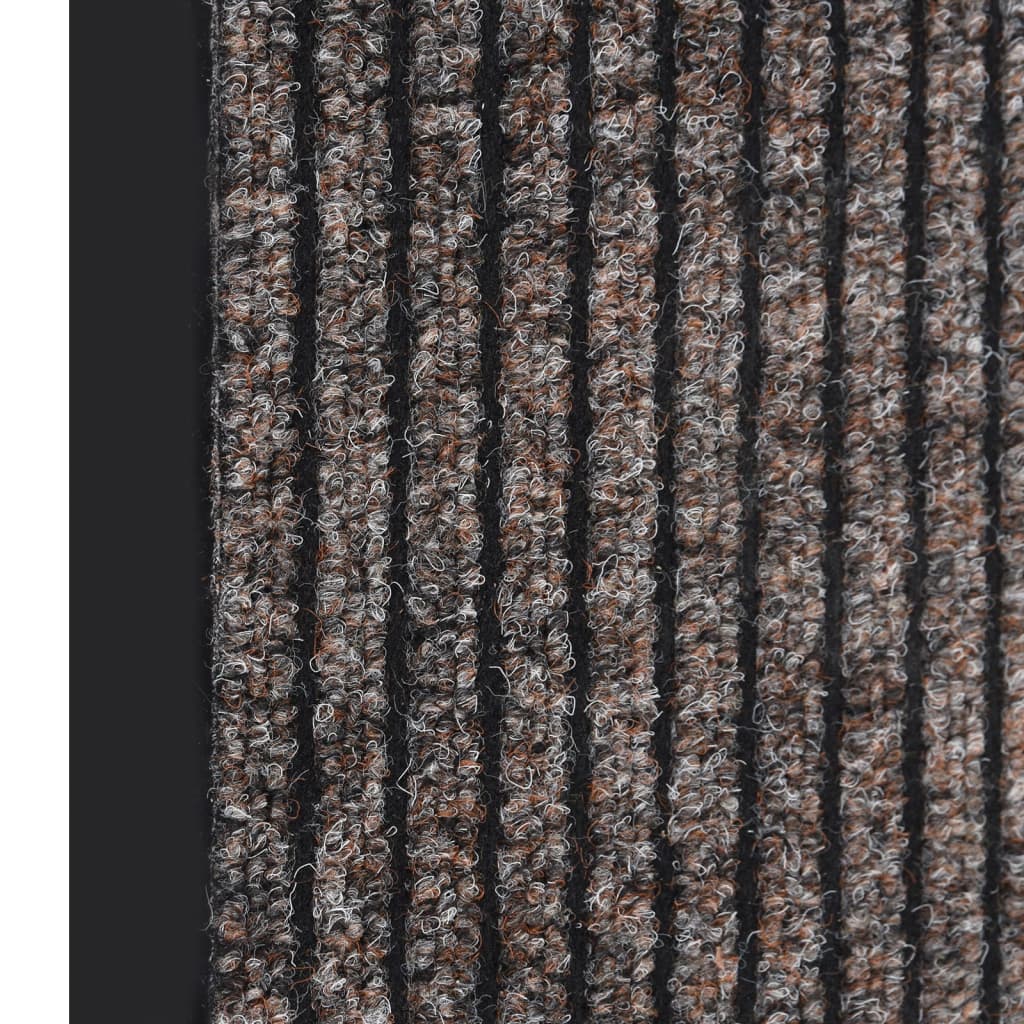 dørmåtte 60x80 cm stribet beige