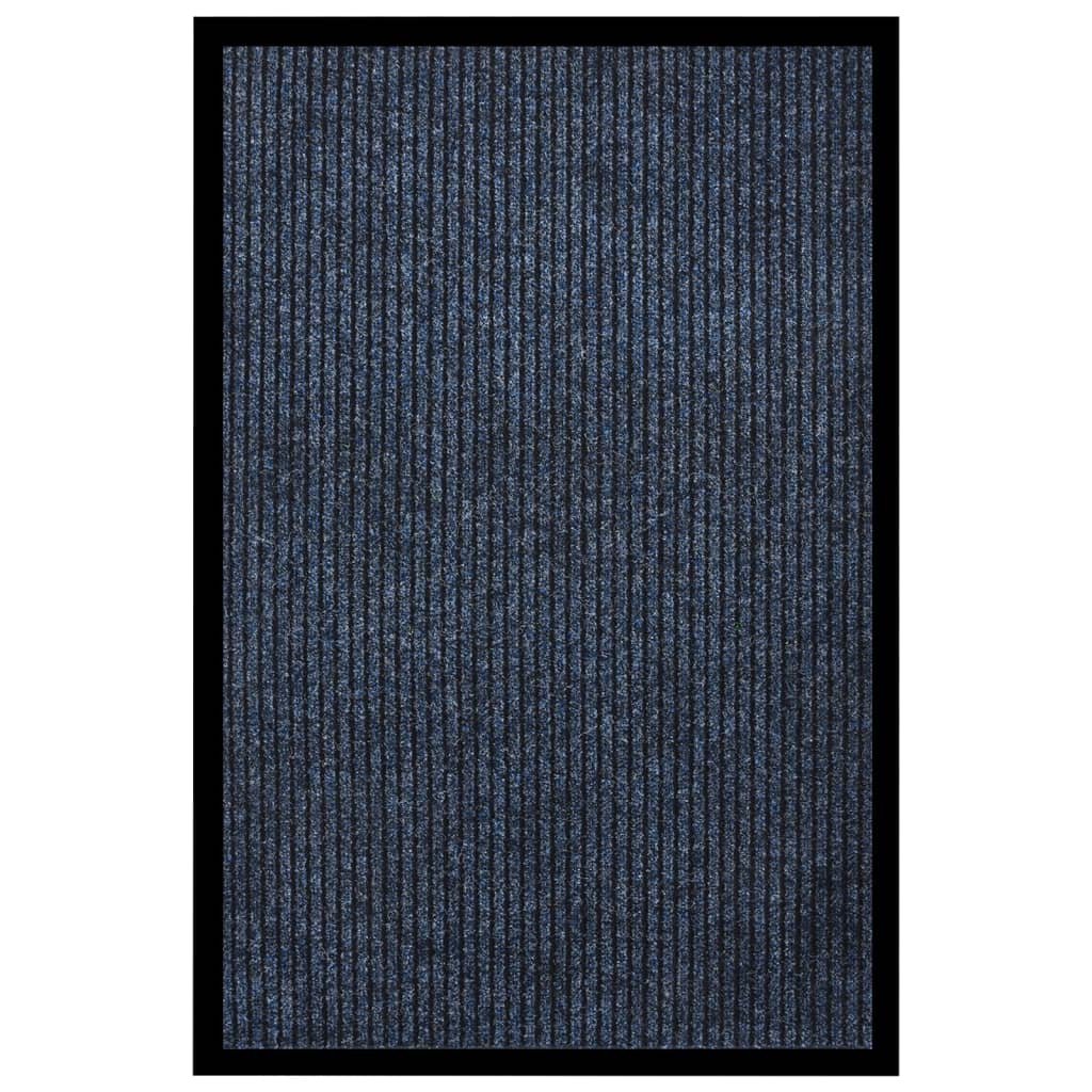 dørmåtte 80x120 cm stribet blå