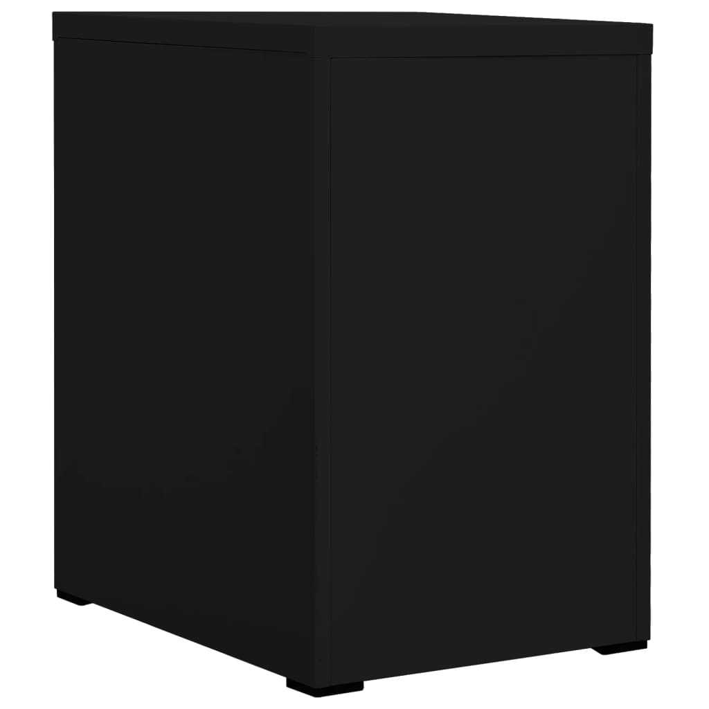 arkivskab 46x62x72,5 cm stål sort
