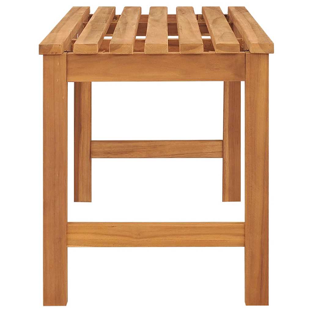 havebænk 114 cm massivt teaktræ