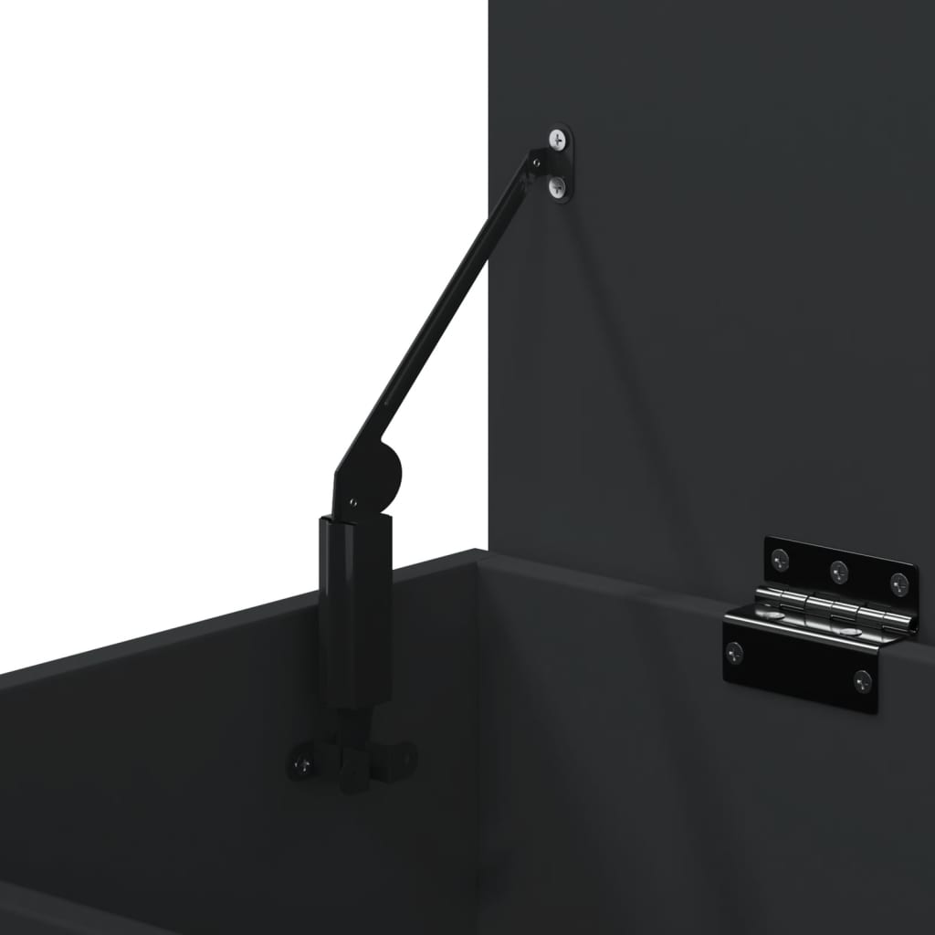 skobænk 60x30x45 cm konstrueret træ sort