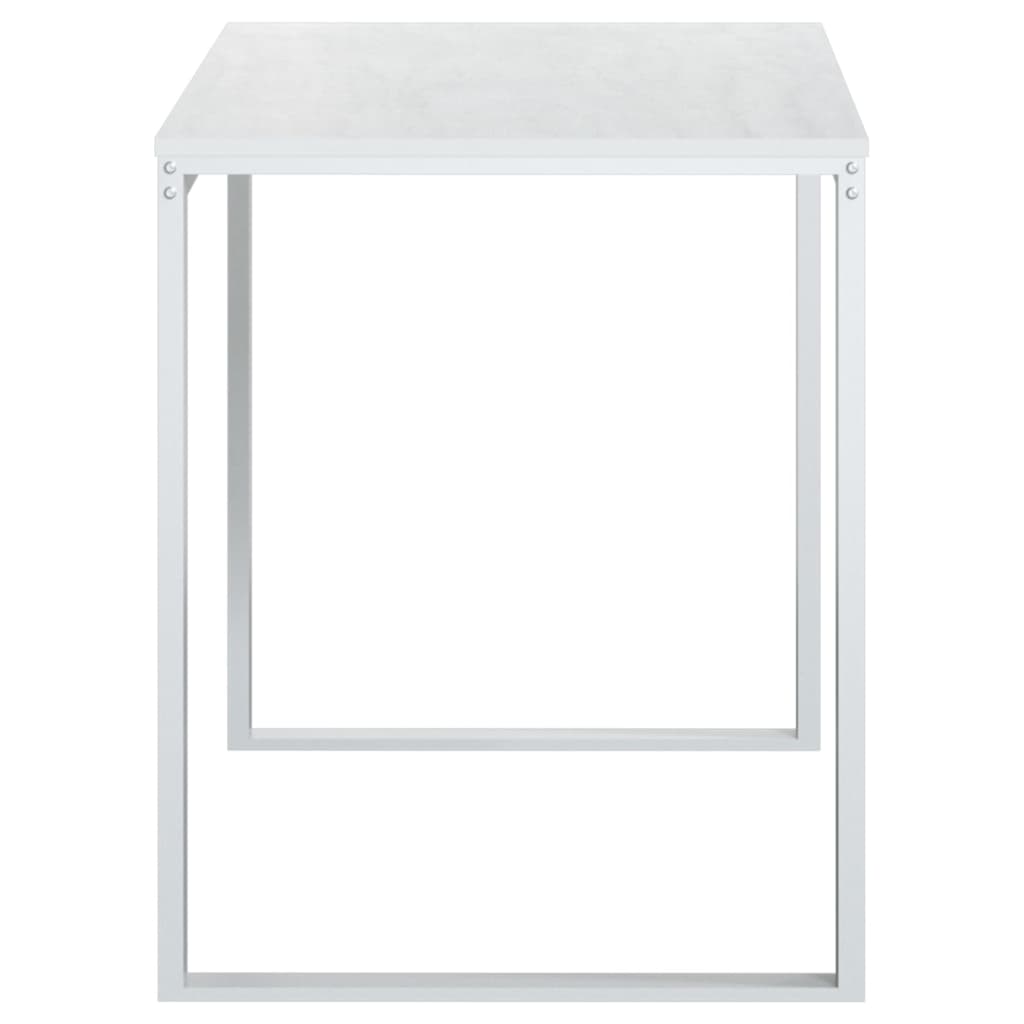 computerbord 110x60x73 cm spånplade hvid