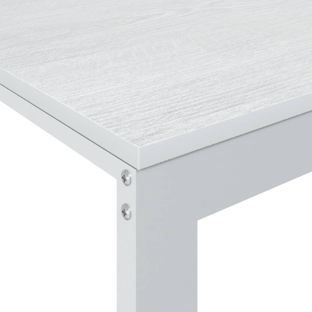 computerbord 110x60x73 cm spånplade hvid