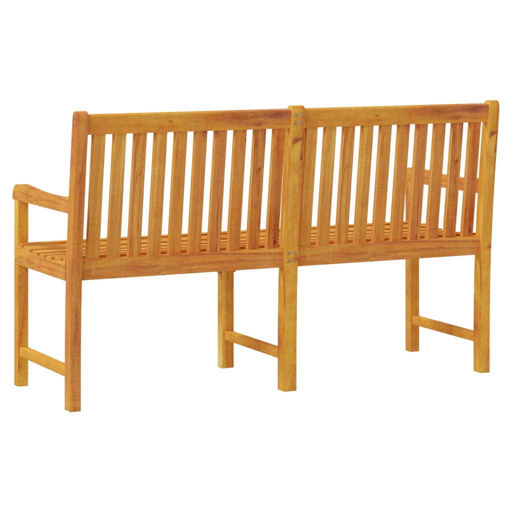 havebænk 150 cm massivt akacietræ
