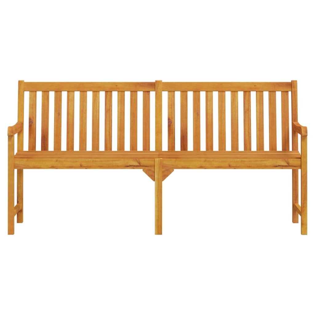 havebænk 180 cm massivt akacietræ