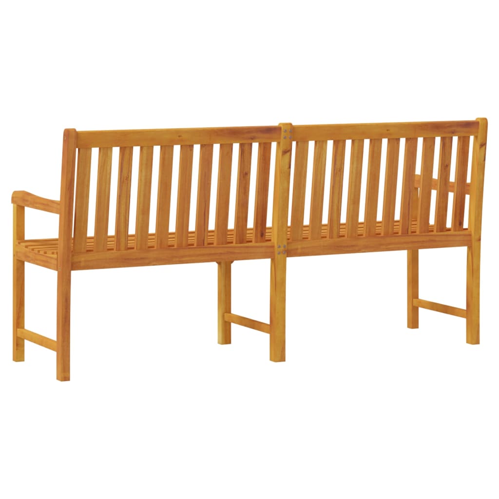 havebænk 180 cm massivt akacietræ