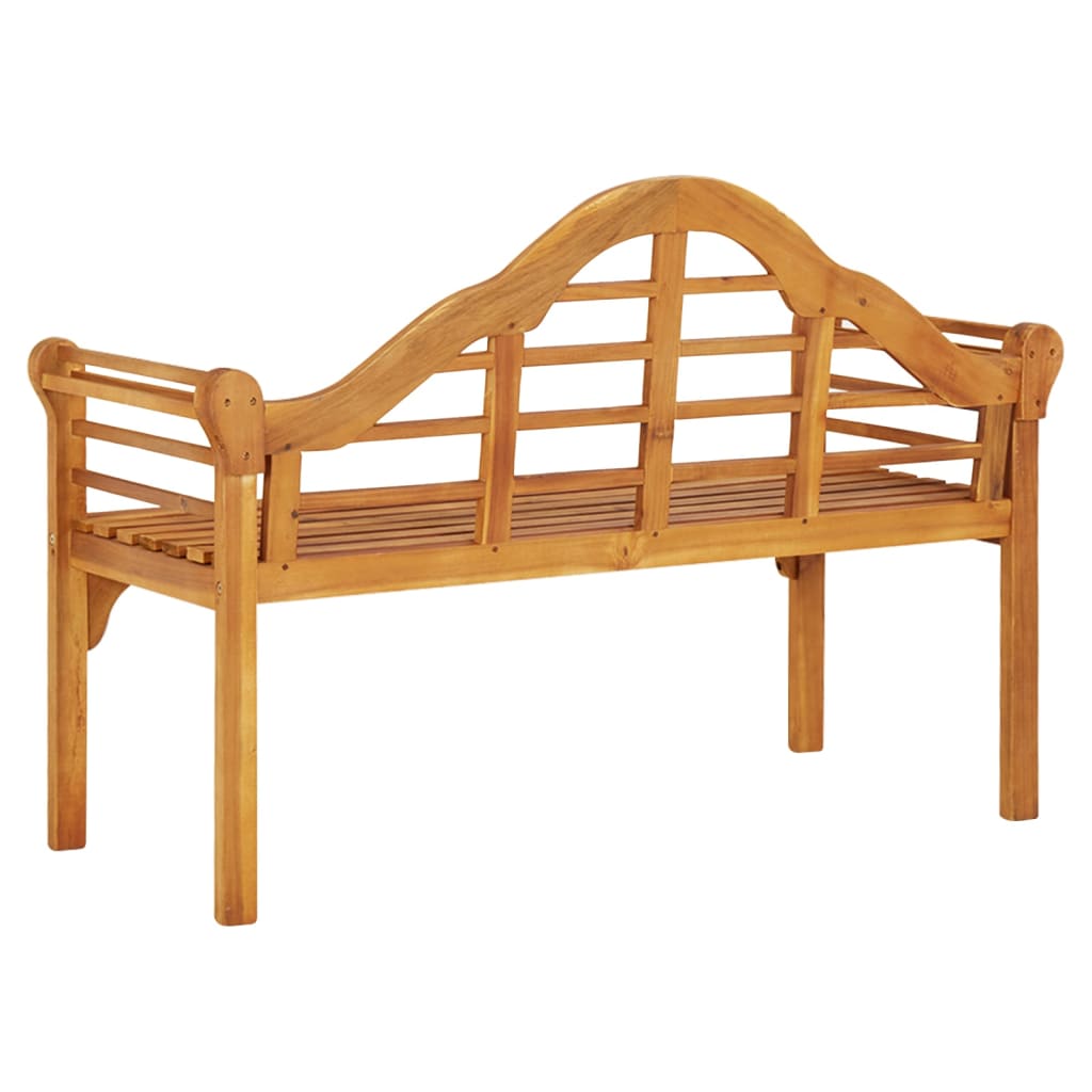 havebænk 125 cm massivt akacietræ