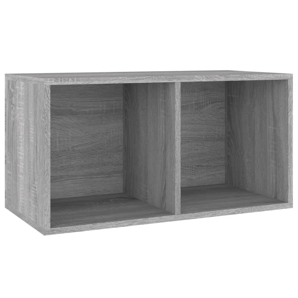 lp-reol 71x34x36 cm konstrueret træ grå sonoma-eg