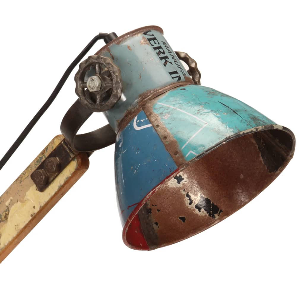 industriel bordlampe 23x18x95 cm E27 rund flerfarvet