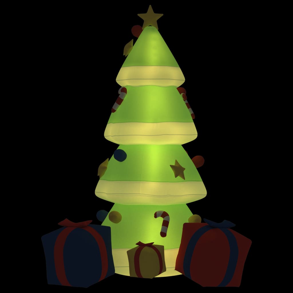 aufblasbarer Weihnachtsbaum mit LED-Lichtern 240 cm