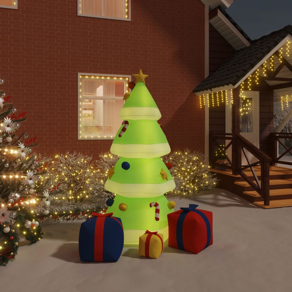 aufblasbarer Weihnachtsbaum mit LED-Lichtern 240 cm