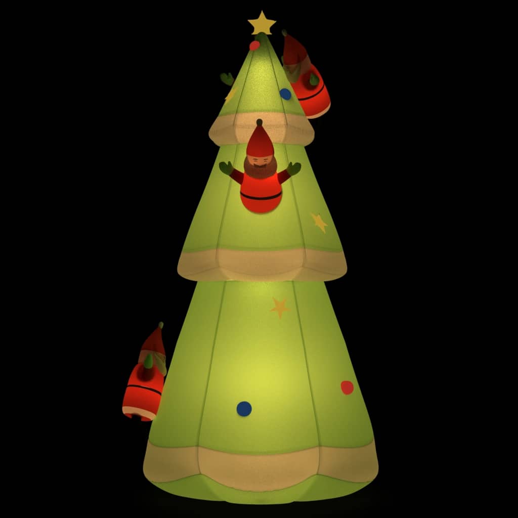 aufblasbarer Weihnachtsbaum mit LED-Lichtern 500 cm