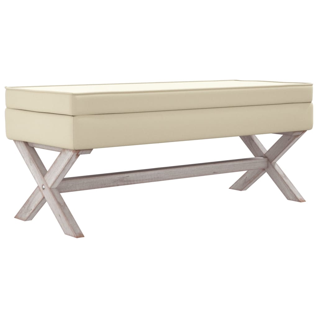 opbevaringsskammel 110x45x49 cm hør