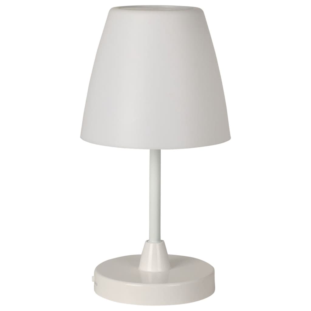 LED-bordlampe 13x30 cm genopladelig hvid