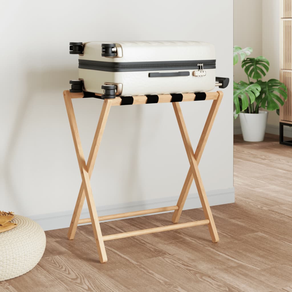 kuffertbænk 68,5x38x58 cm bambus