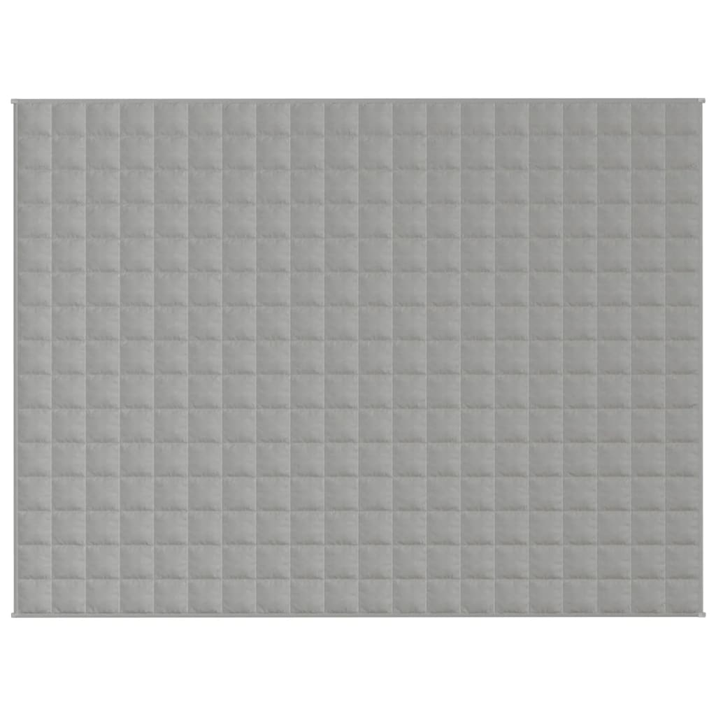 tyngdetæppe 150x200 cm 7 kg stof grå