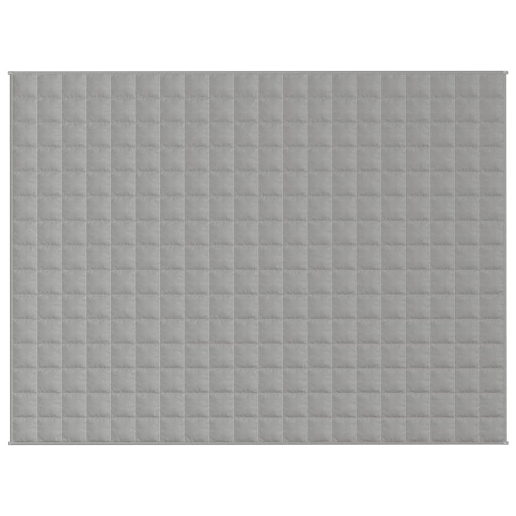 tyngdetæppe 150x200 cm 11 kg stof grå