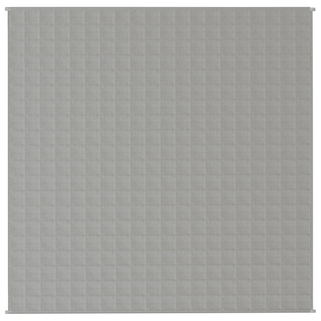 tyngdetæppe 200x200 cm 13 kg stof grå