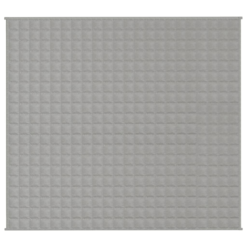 tyngdetæppe 200x225 cm 9 kg stof grå