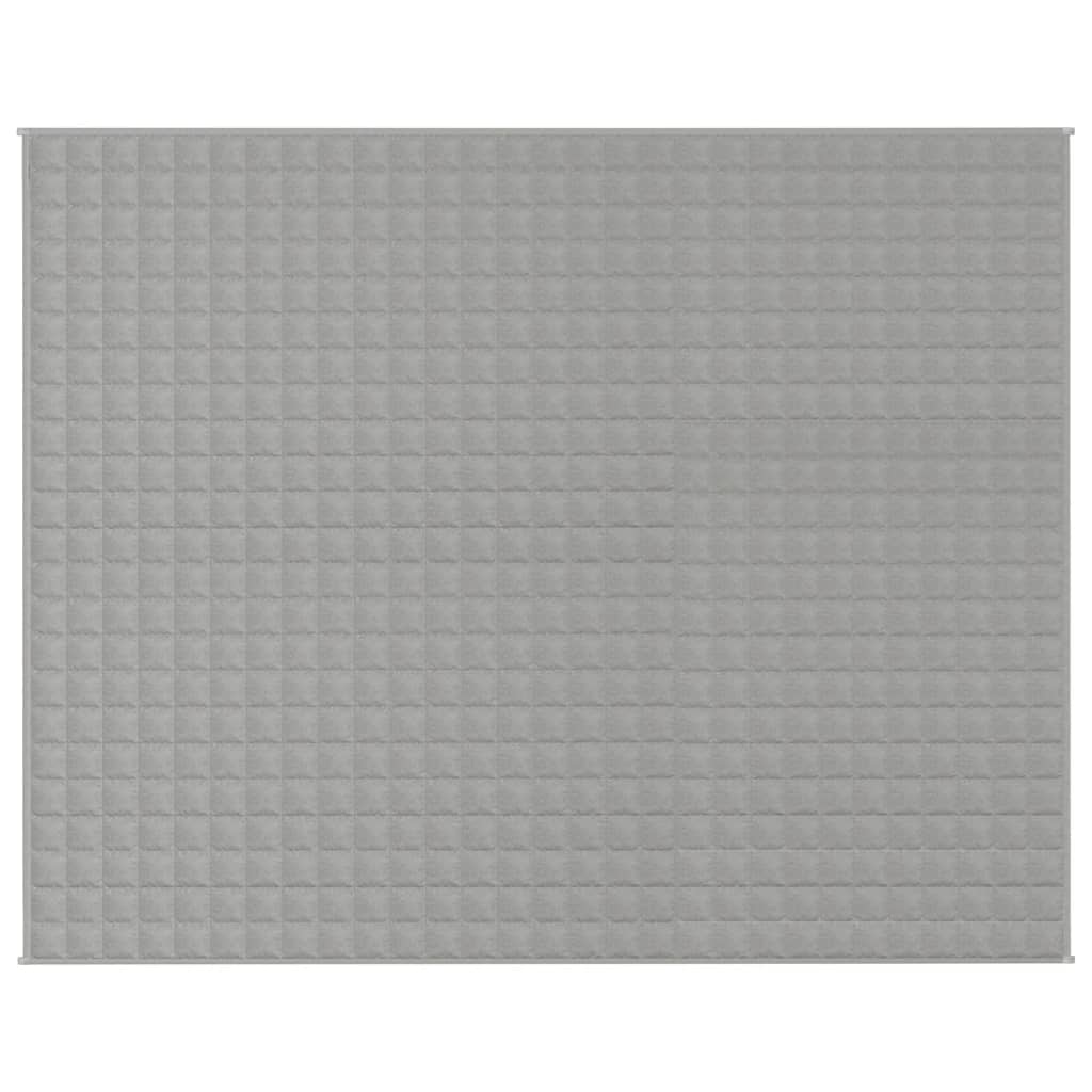 tyngdetæppe 235x290 cm 11 kg stof grå