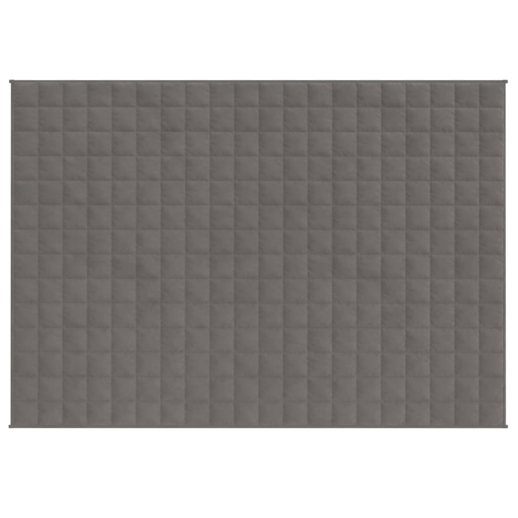 tyngdetæppe 150x200 cm 11 kg stof grå