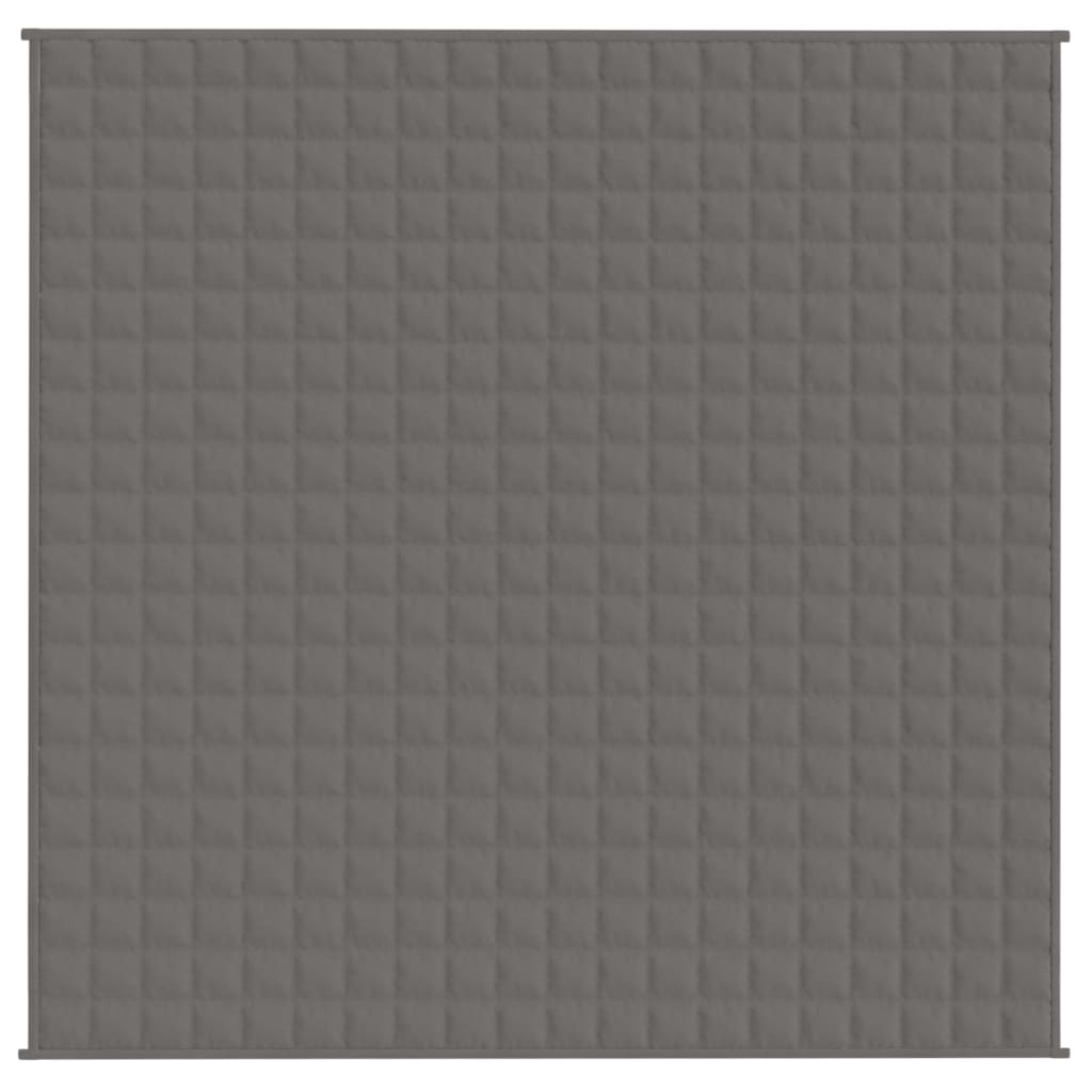 tyngdetæppe 200x200 cm 13 kg stof grå