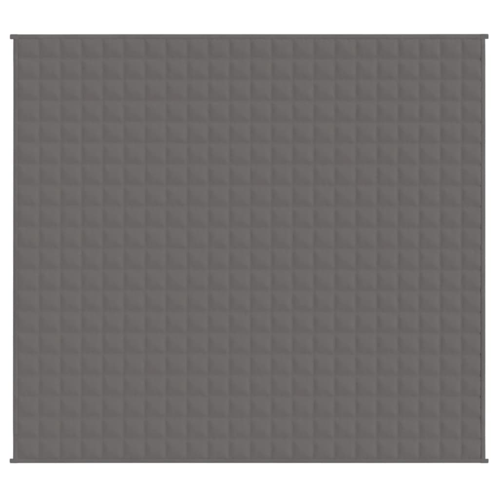 tyngdetæppe 200x225 cm 9 kg stof grå