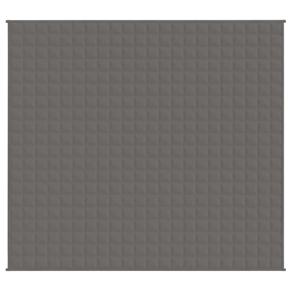 tyngdetæppe 200x225 cm 13 kg stof grå