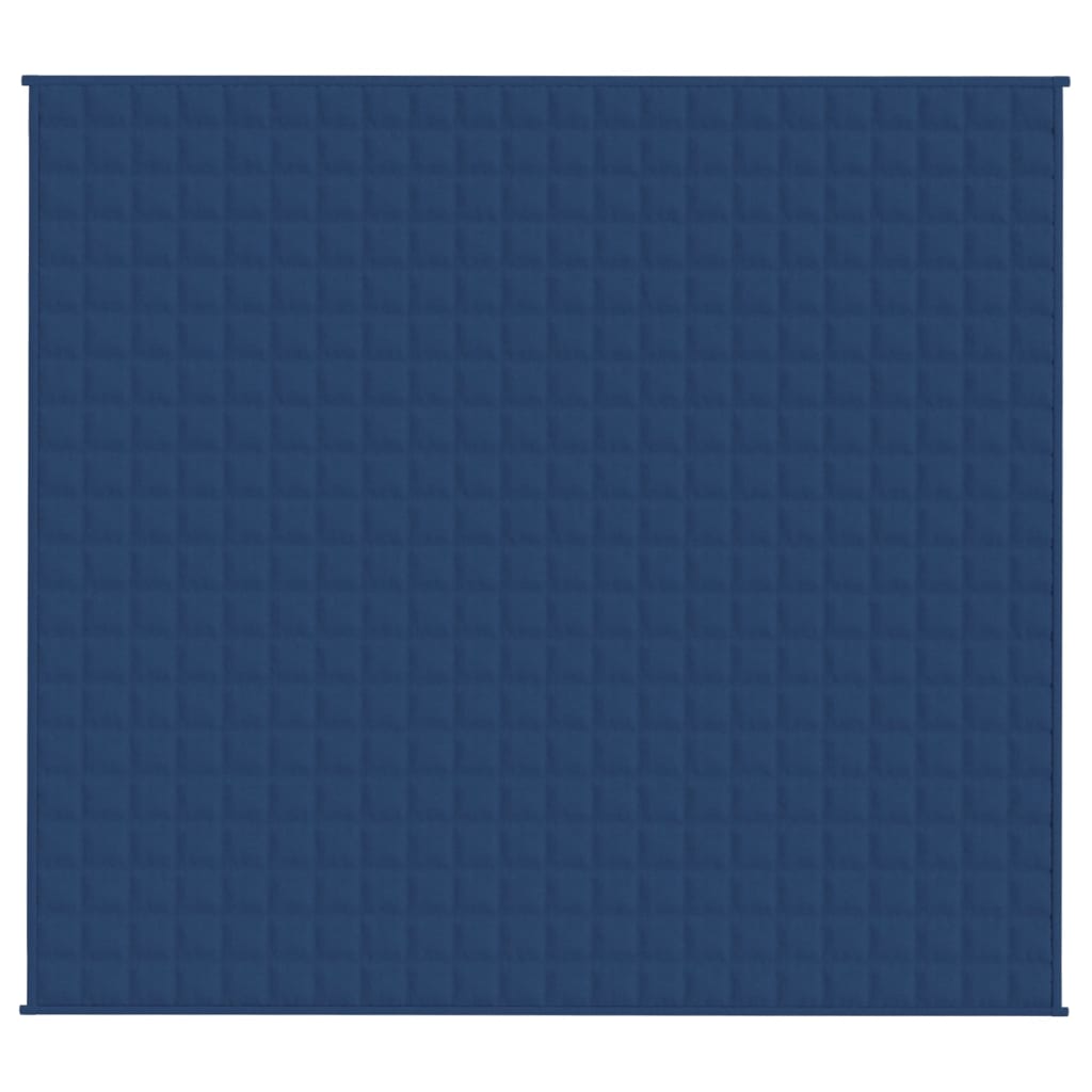 tyngdetæppe 200x225 cm 13 kg stof blå