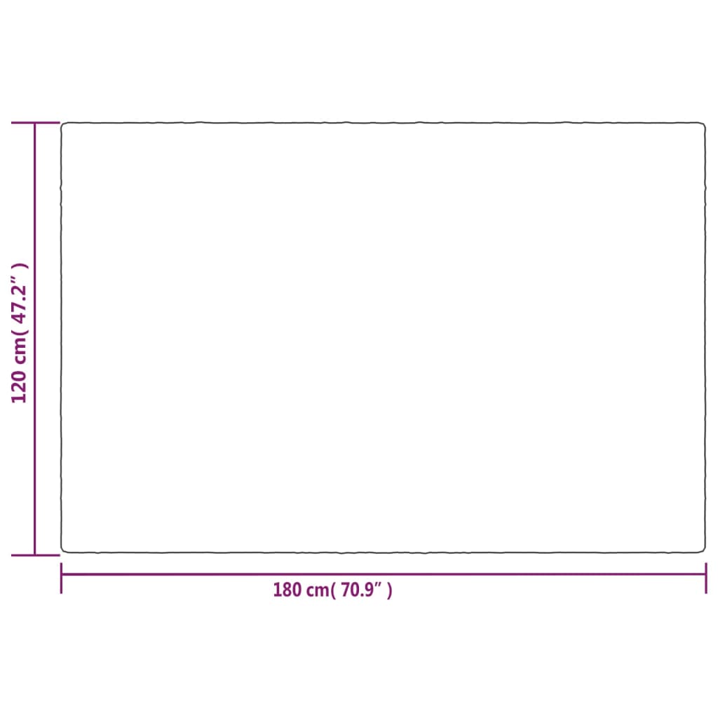 tyngdetæppe med betræk 120x180 cm 9 kg stof grå