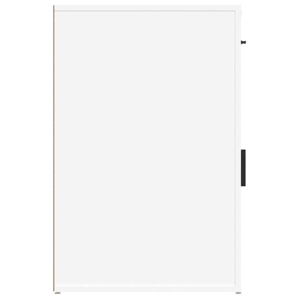 skrivebordsskab 40x49x75 cm konstrueret træ hvid