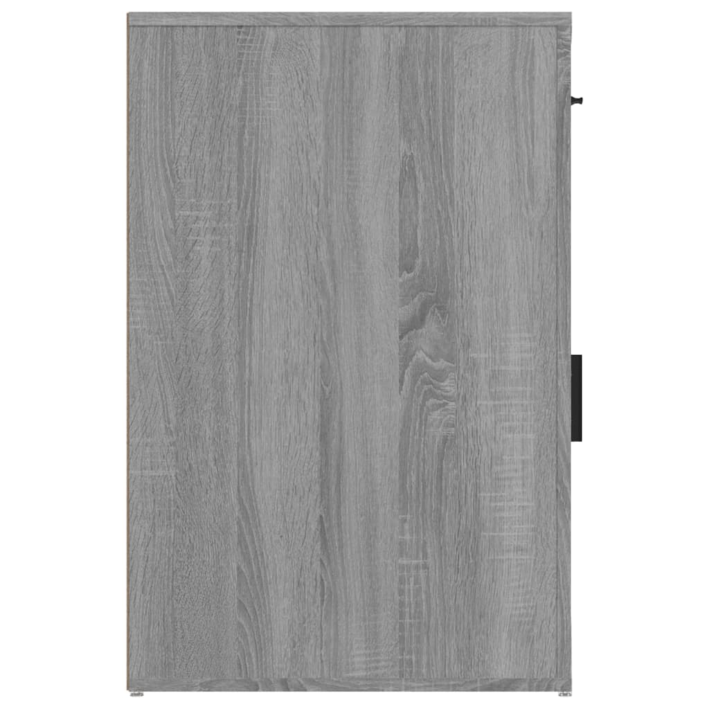 skrivebordsskab 40x49x75 cm konstrueret træ grå sonoma-eg