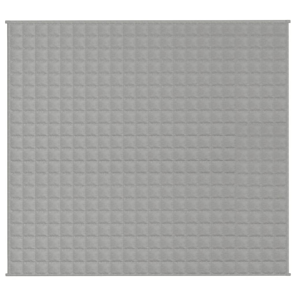 tyngdetæppe 200x220 cm 9 kg stof grå
