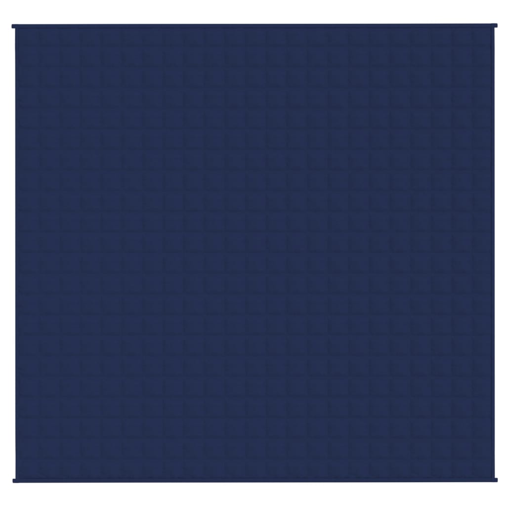 tyngdetæppe 220x240 cm 11 kg stof blå