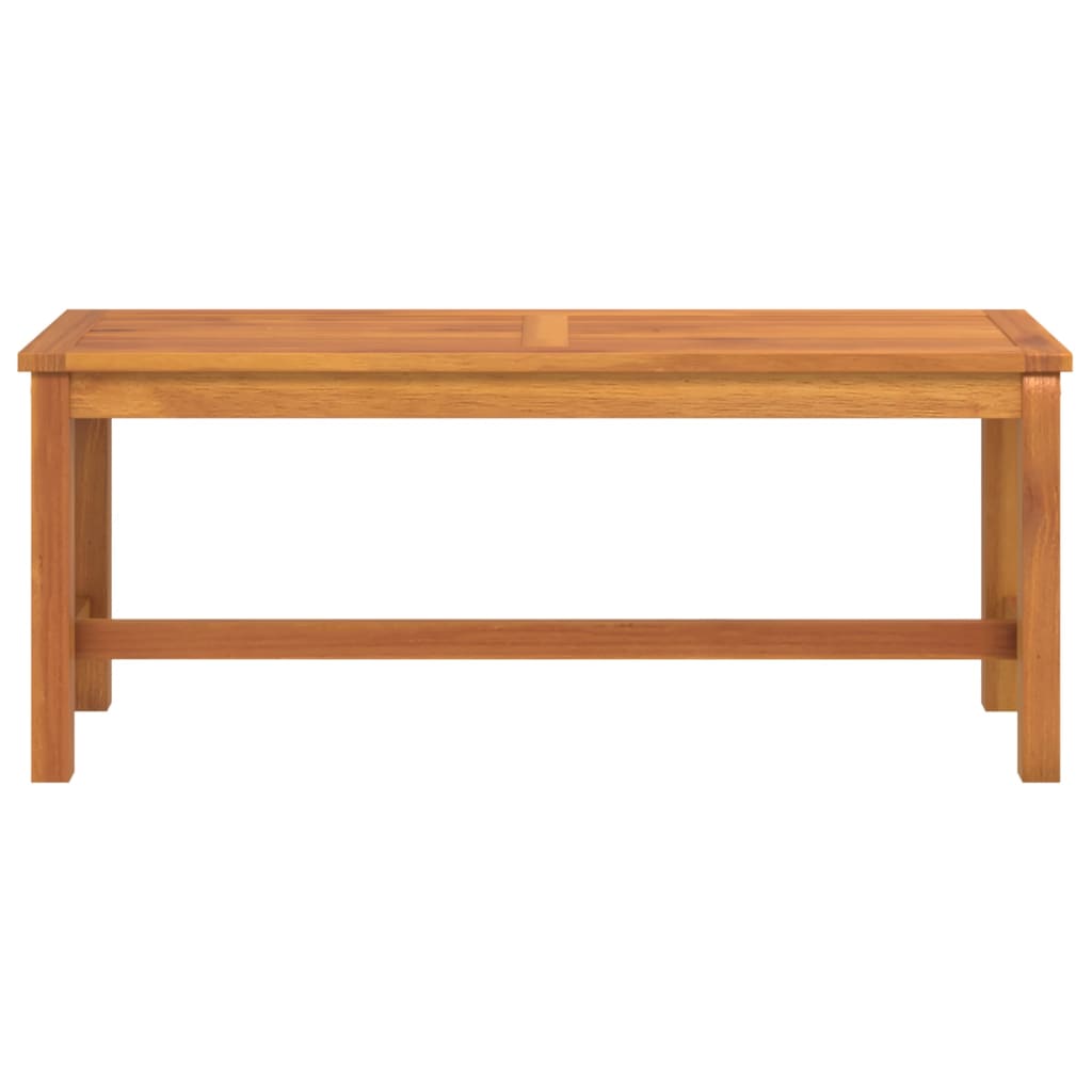 havebænk 110x35x45 cm massivt akacietræ