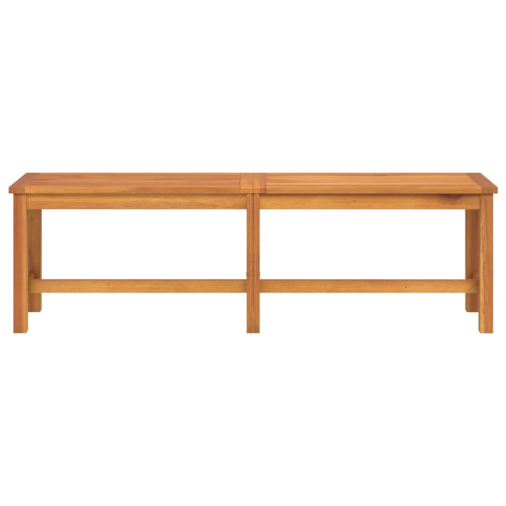 havebænk 150x35x45 cm massivt akacietræ