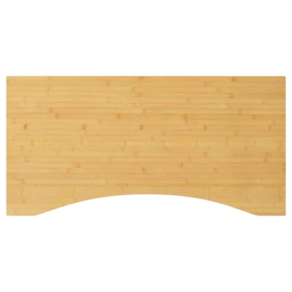 bordplade til skrivebord 110x55x2,5 cm bambus