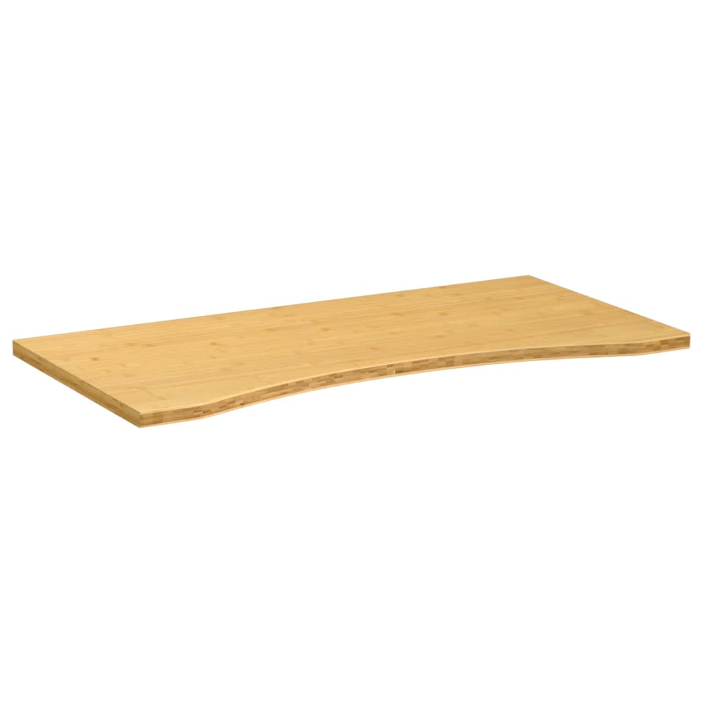bordplade til skrivebord 110x55x2,5 cm bambus