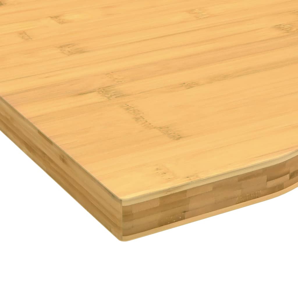 bordplade til skrivebord 110x55x2,5 cm bambus