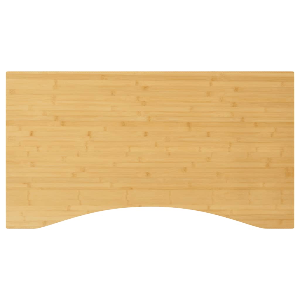 bordplade til skrivebord 100x60x4 cm bambus
