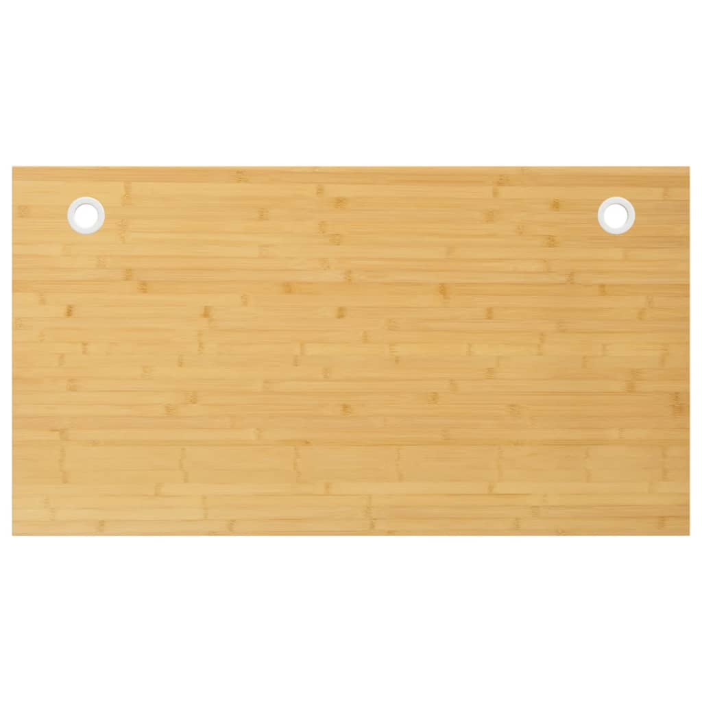 bordplade til skrivebord 110x60x2,5 cm bambus