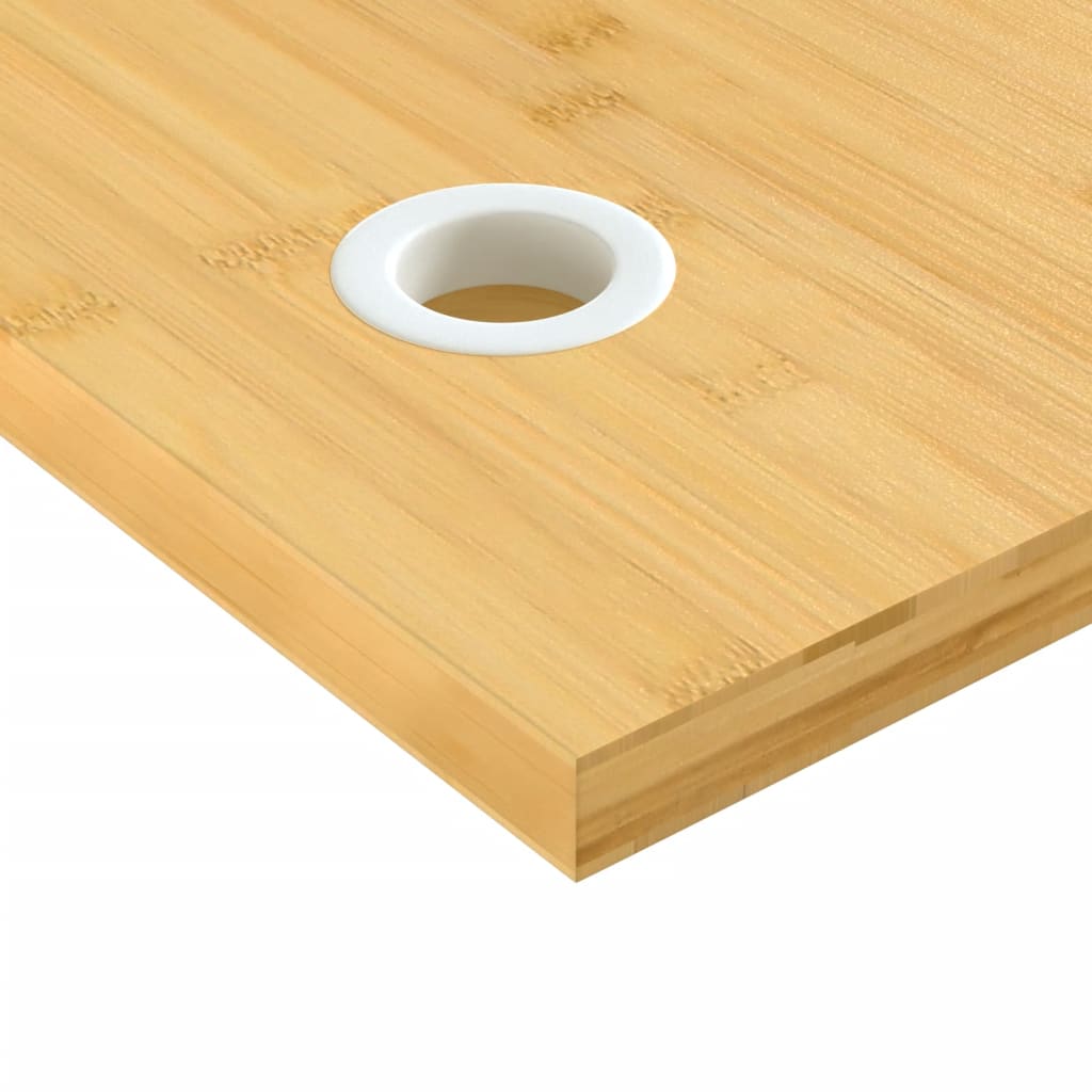 bordplade til skrivebord 110x60x2,5 cm bambus