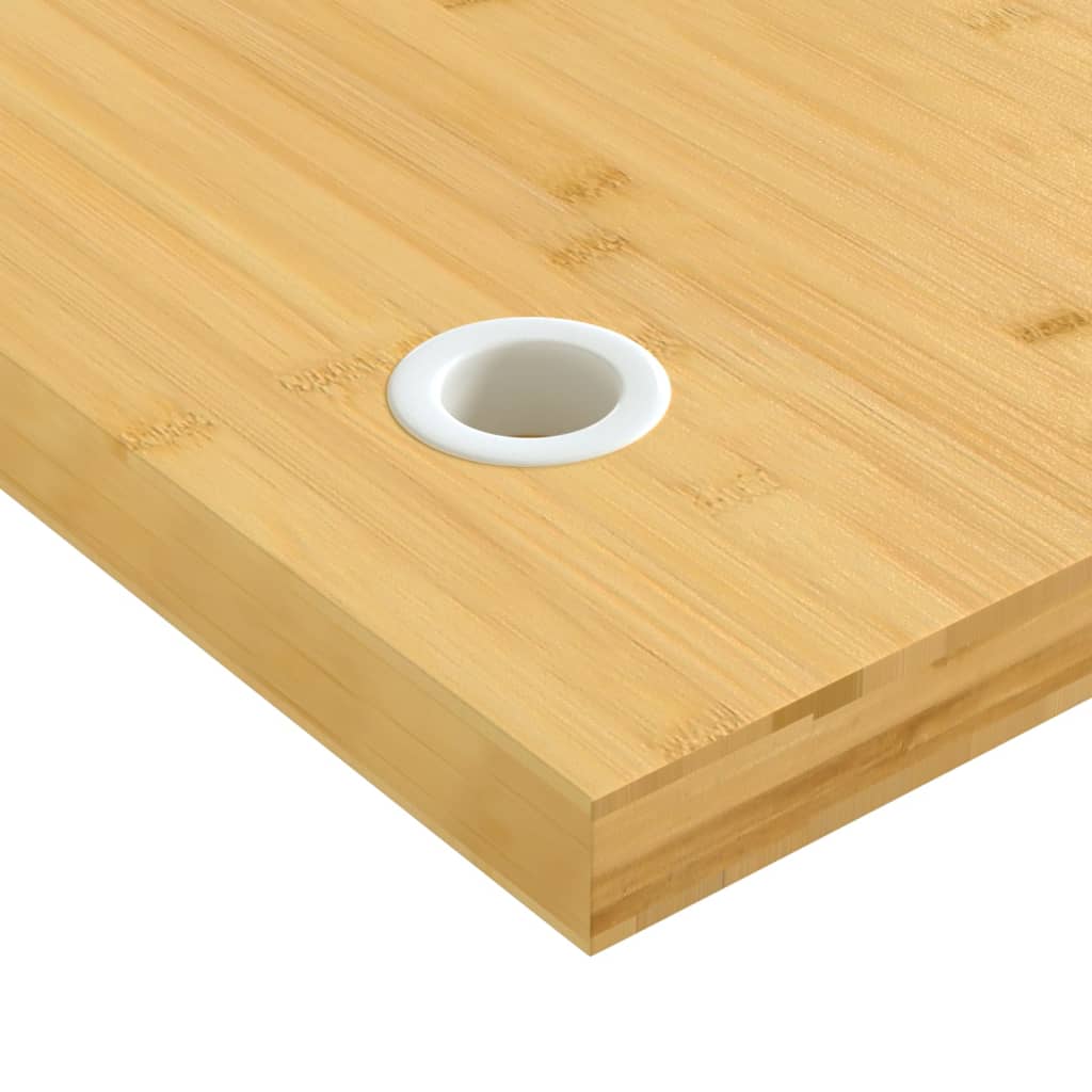 bordplade til skrivebord 100x50x4 cm bambus