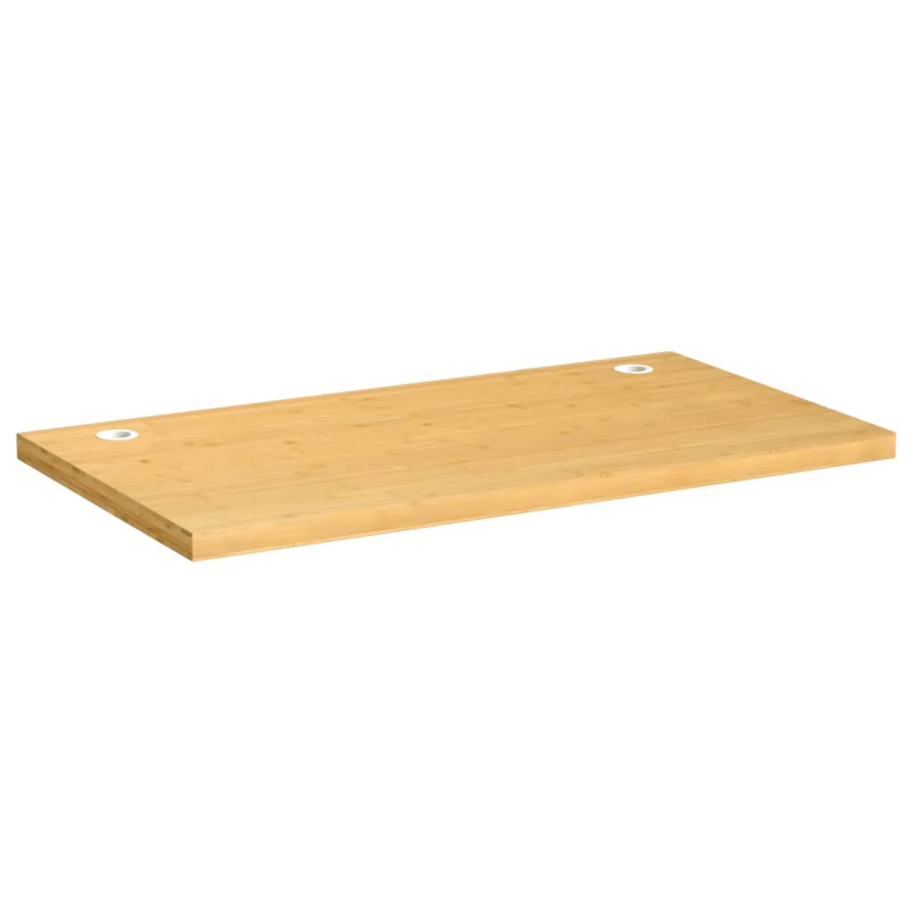 bordplade til skrivebord 100x60x4 cm bambus